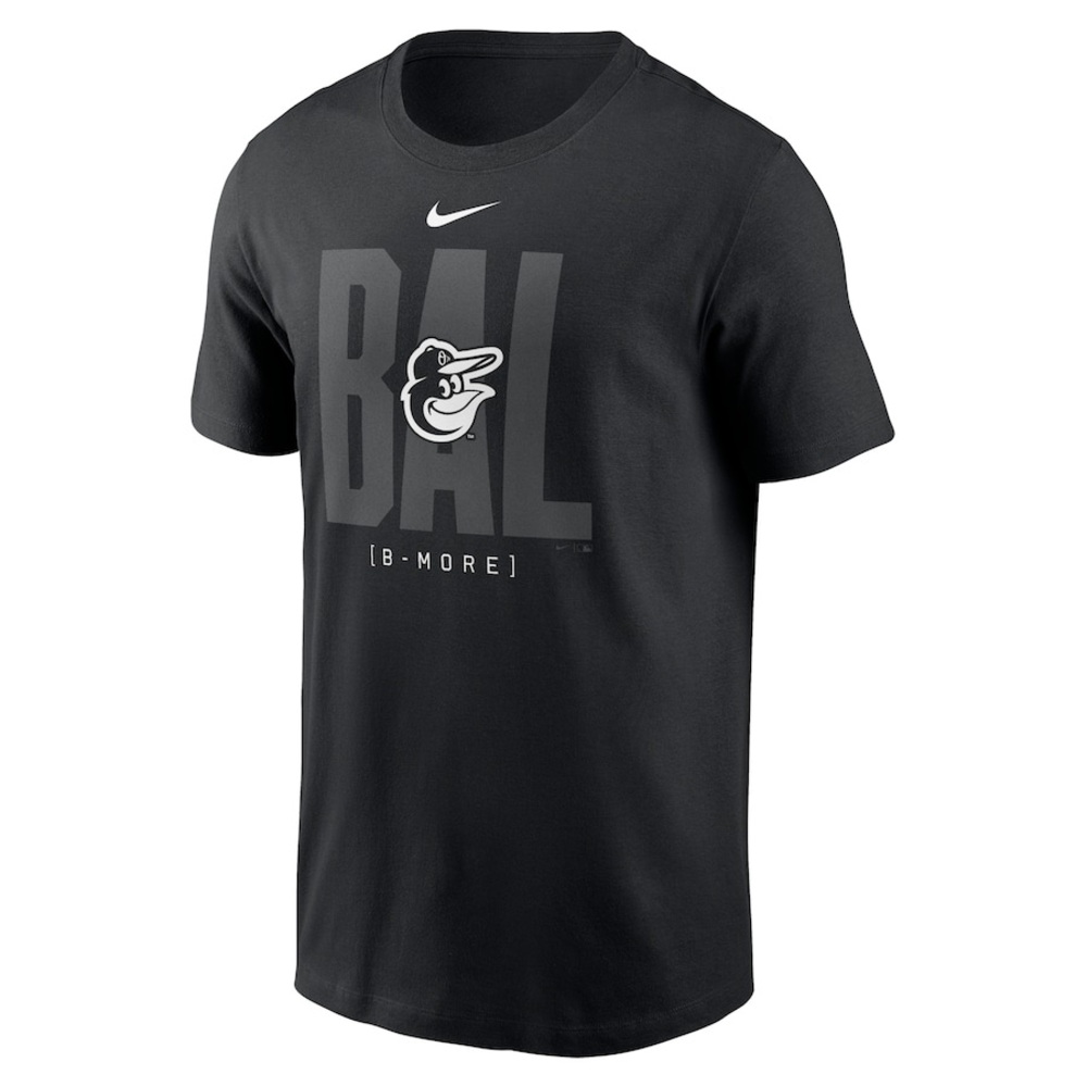 NWT Nike Women's Baltimore Orioles Black Fashion Local T-Shirt